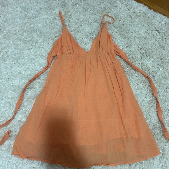 Princess Polly Koko Mini Dress Orange - Picture 2 of 4